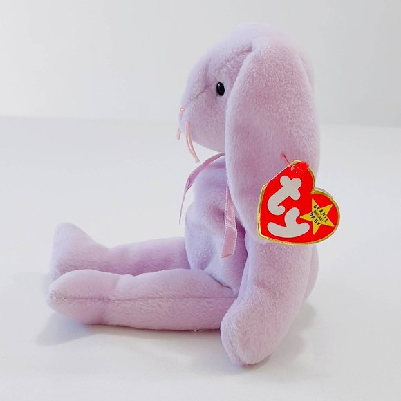 Ty Beanie Babies Collection Floppity Bunny Rabbit Plush Stuffed Toy 5-28-96 - Picture 4 of 7